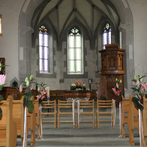 Kirchendekoration Hochzeit